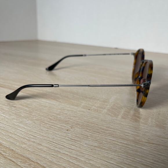 Ray-Ban RB2447 1158/R5 Sunglasses READ Round Fleck Spotted Blue Havana 49-21-145 - Picture 10 of 10